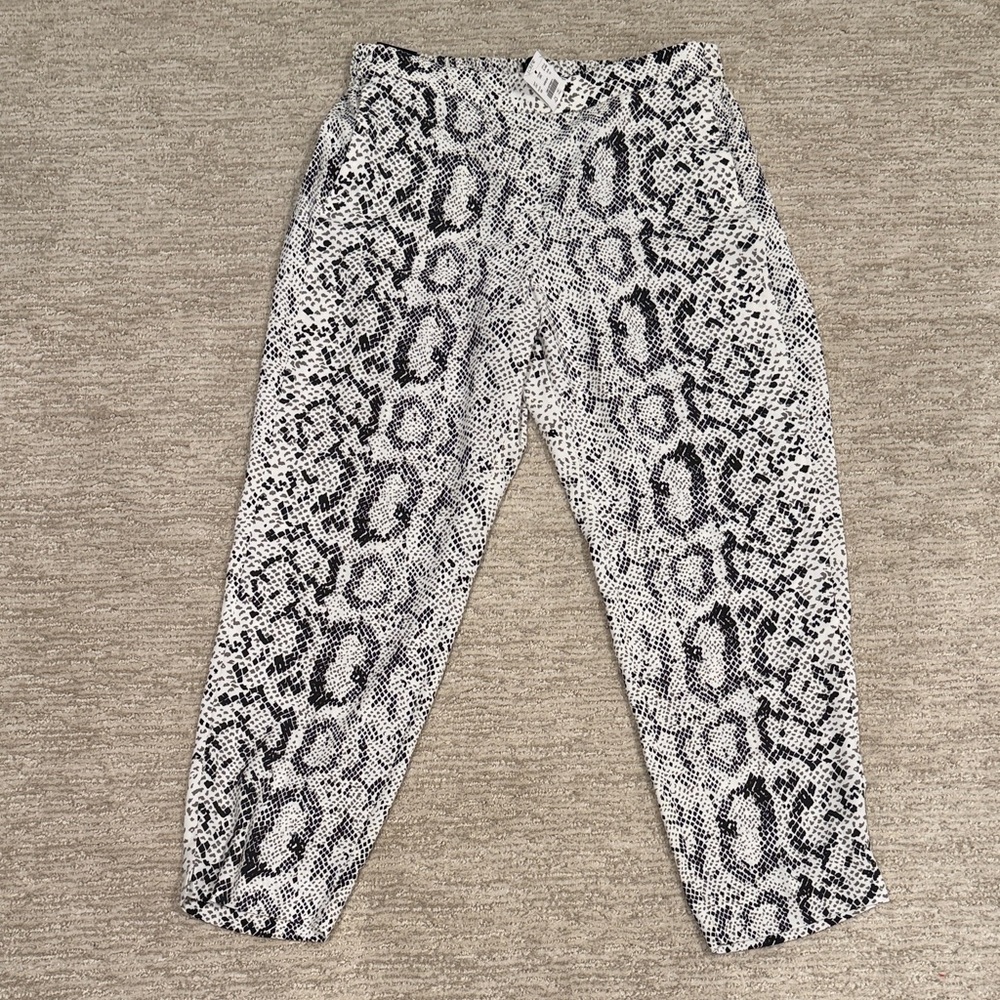 Snakeskin Print Pants